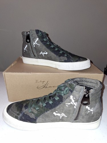 Sneakers multiple oliva alte