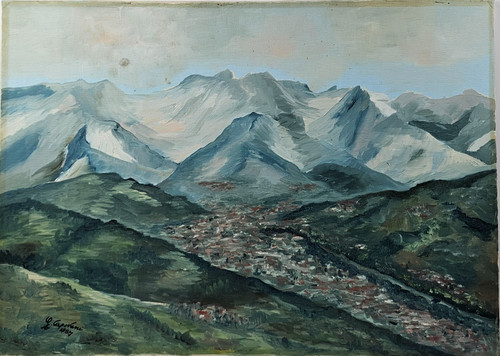 Quadro dipinto olio - quadro,