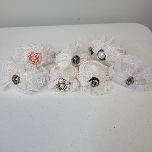 8pz anelli tovagliolo vintage - 8pz,