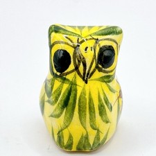 Statuina miniatura gufo giallo