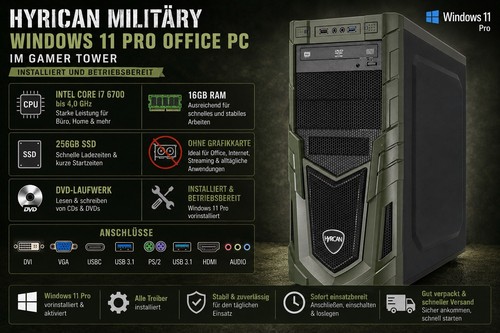 Windows pro hyrican - pc, 11