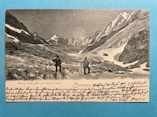 Cartolina epoca chamonix - cartolina,