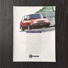 1992 Saab 900 S - Original AD Advertising Pubblicità Vintage