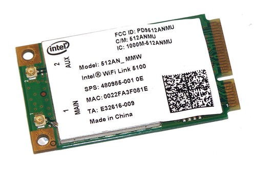 Intel wireless 5100 - hp,