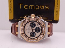 OROLOGIO AUDEMARS PIGUET ROYAL OAK OFFSHORE DIAMANTI + ESTRATTO ORO 18KT R. & ACCIAIO