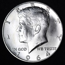 BU 1964-D Kennedy SILVER Half