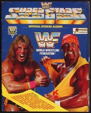 STICKER ALBUM FIGURINE EUROFLASH COMPLETO 100% WWF SUPERSTARS WRESTLING 1991