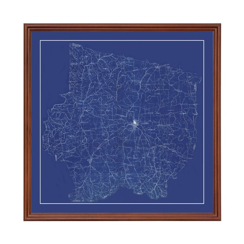 Vecchia mappa della - , di