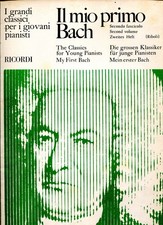 Il mio primo Bach-II fascicolo (Riboli)-RACCOLTA DI PEZZI FACILI PER PIANOFORTE