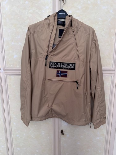 Napapijri giacca anorak beige - napapijri,