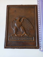 LASTRA DI BRONZO ALPINI GRUPPO MONDOVI' 