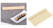 TAPPETINO IN BAMBU' X PREPARARE SUSHI arrotolare impasto bamboo riso roller