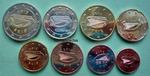 Irlanda monete euro kms - euro,