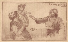 ATTILIO MUSSINO - WW1 Propaganda - La Maschera (Antigas) - NV - A072