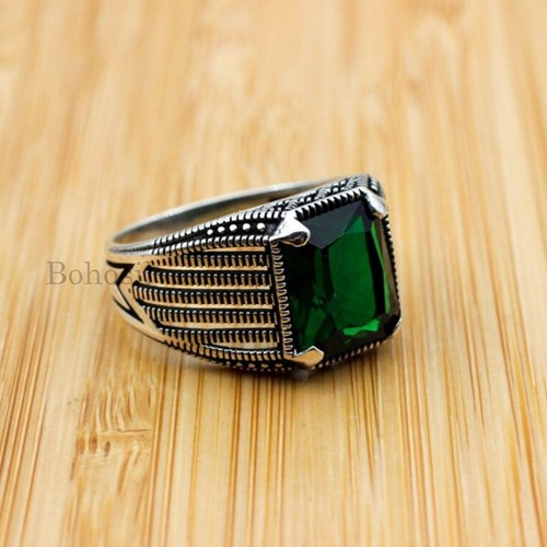 Natural emerald stone men - stone,