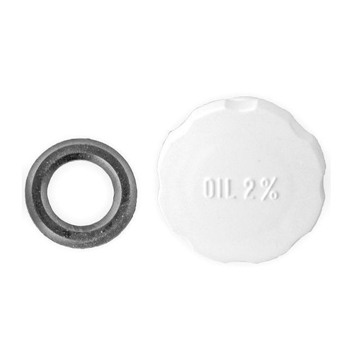 Tappo bianco serbatoio benzina - bianco,
