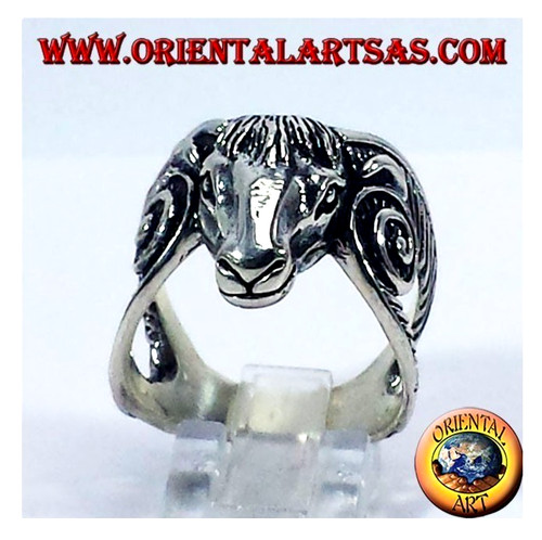 Anello argento 925 testa - anello,