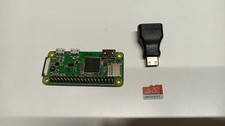 Raspberry Pi Zero WH 512 MB 1 x 1.0 GHz -   con SD da 32GB  e  adattatore HDMI
