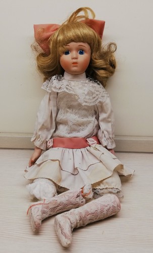 Bambola ceramica anni 60 - bambola, in