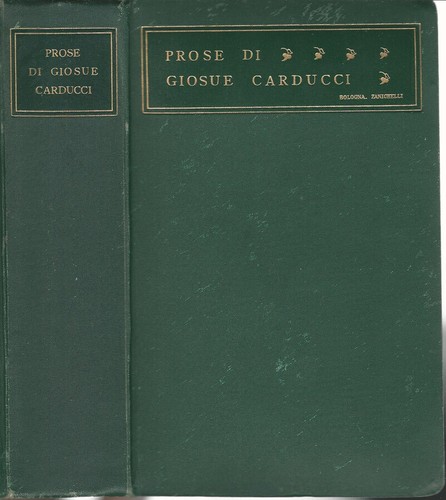 Prose giosue carducci - di,