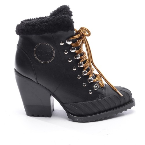 Stivaletti stringati chloé - stivaletti,