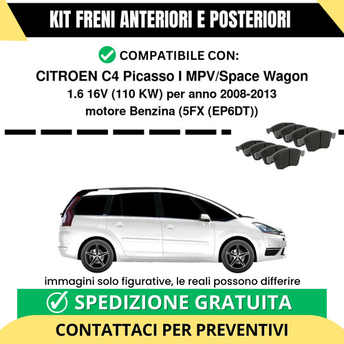 Pastiglie freno ant - ant, +