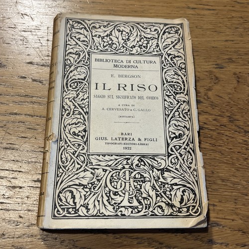 Bergson enrico il riso - 💙,