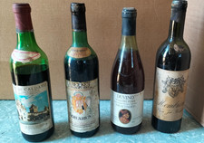 Lotto 4 Bottiglie Vino Vintage Lago di Caldara Gruarius Duvino Mombrione
