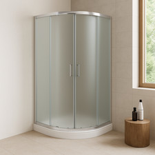 BOX DOCCIA SEMICIRCOLARE OPACO