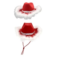 Cappello da cowgirl rosso