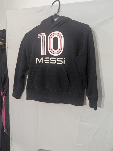 Felpa nera con cappuccio messi - nera,