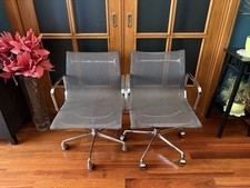 2 sedie ufficio ICF in Tela Grigio