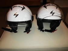 LS2 Airflow Casco Jet Unisex per Moto, Taglia XL - Bianco Lucido