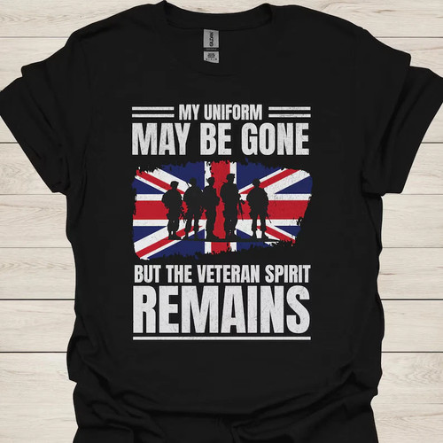 Shirt veterano inglese - veterano,