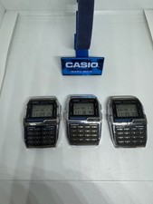 Lotto 3 orologi da polso vintage Casio DBC-1500 calcolatrice digitale 150 banca dati mod1477