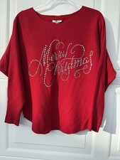 Maglione pullover maglia rosso