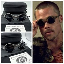 NUOVI occhiali da sole Tyler Durden Fight Club neri Brad Pitt Oliver Peoples 523
