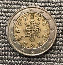 Moneta 2 Euro Portogallo 2002 ?? Con Errore Di Conio