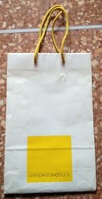 Mandarina Duck anni '90 Shopper Paper Bag Gift busta borsa carta vintage