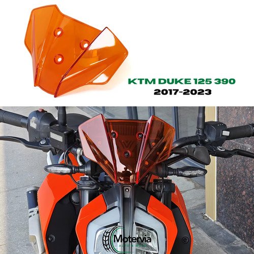 Parabrezza arancione ktm duke - ,
