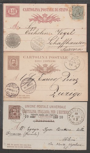 Regno italia 3 x - d'italia,