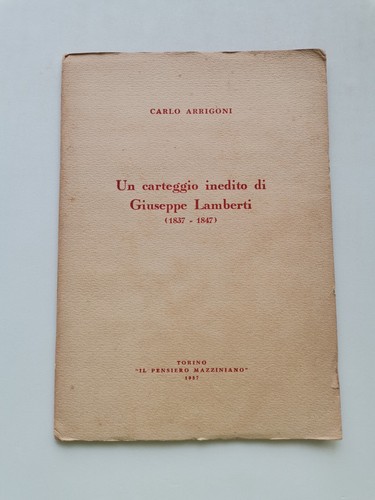 Carlo arrigoni carteggio - carlo,
