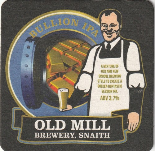 Beer mat old mill - old,