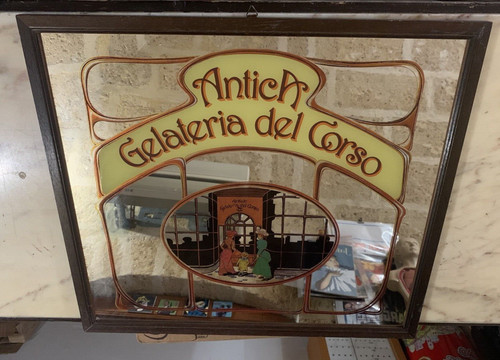 Vintage grande specchio - vintage,