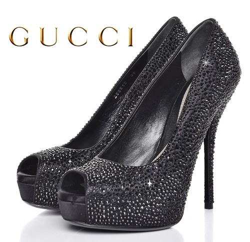 Gucci pumps nere - ~, strass