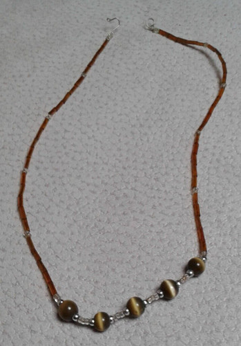 Collana etnica occhi tigre - collana,
