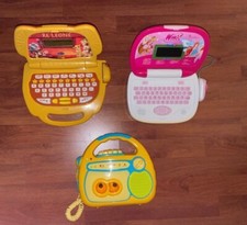 3 Computer / Lettore Cassette Vintage Per Bambini 