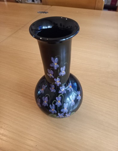 Vaso vintage nero ceramica - nero,
