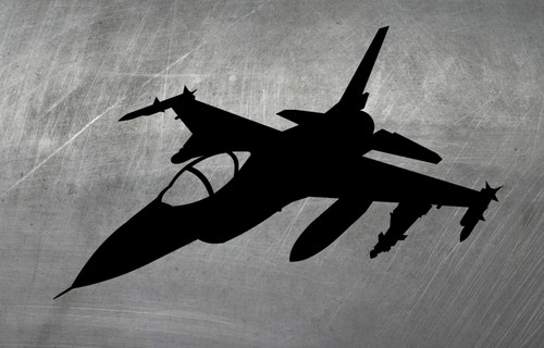 Adesivo jet combattimento - adesivo,