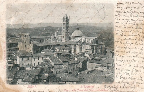 Siena duomo visto dalla - il,